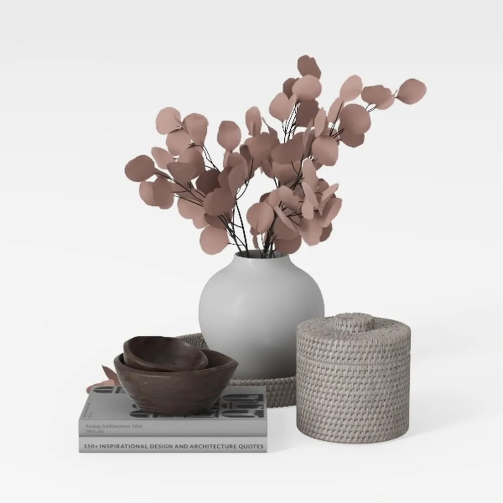 Ceramic Rustic Vase, 14.4 Inch Large Vintage