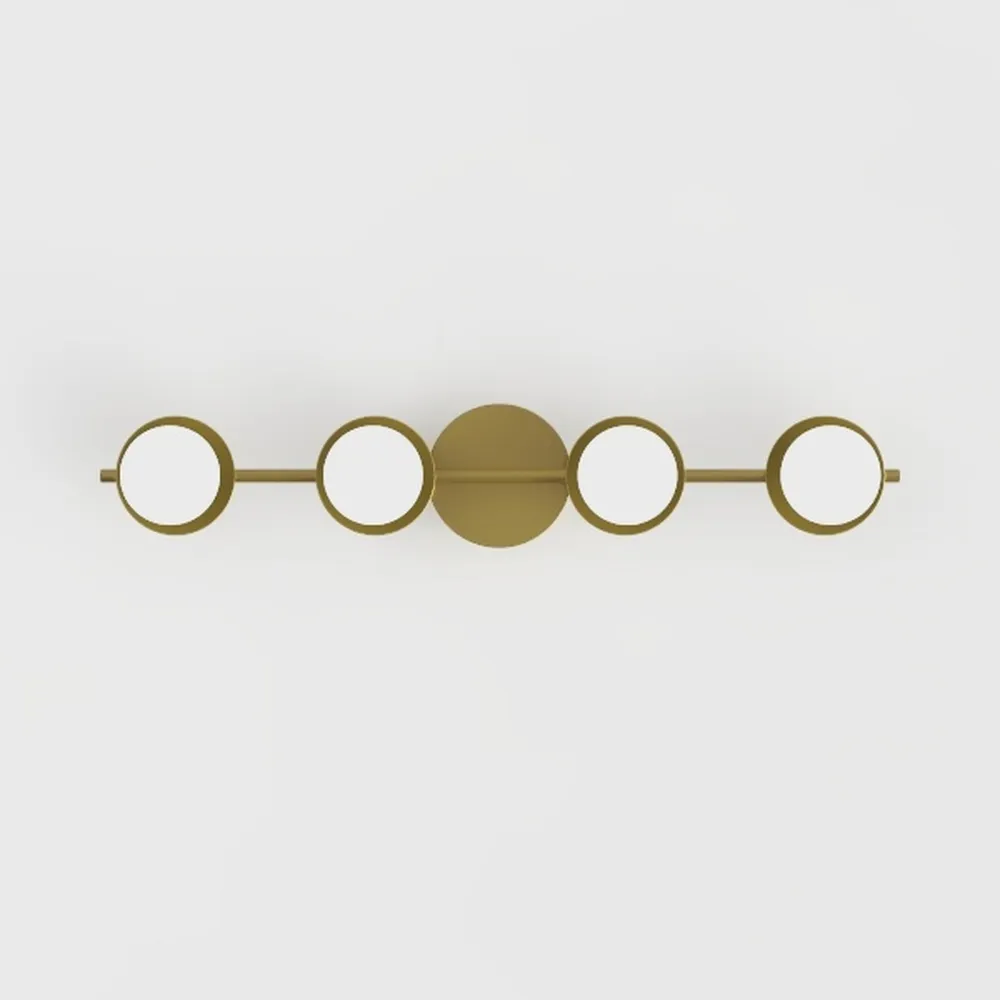 Bathroom Light Fixtures, Brushed Gold Vanity