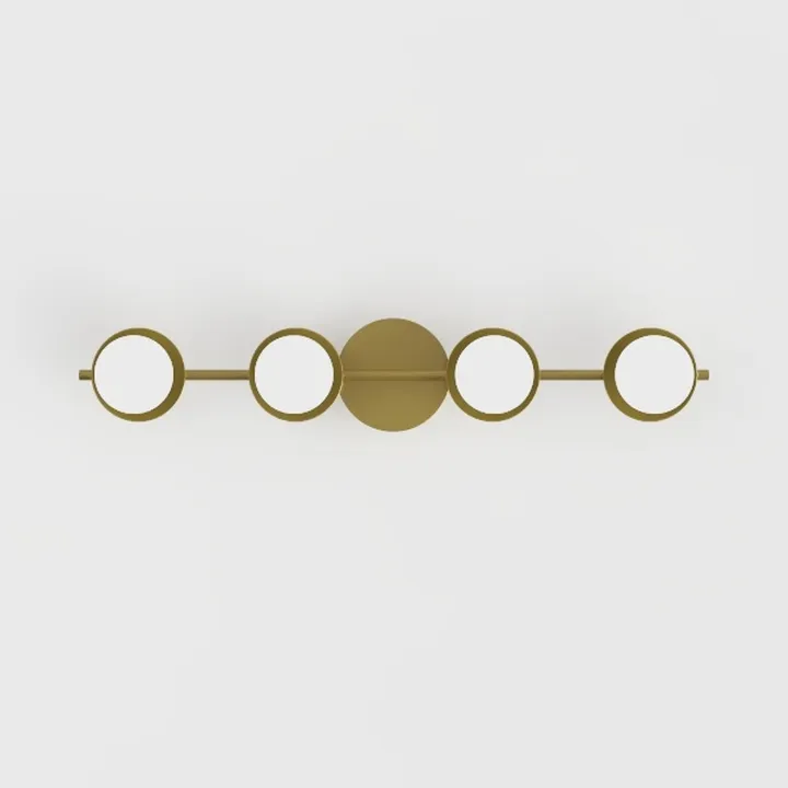 Bathroom Light Fixtures, Brushed Gold Vanity