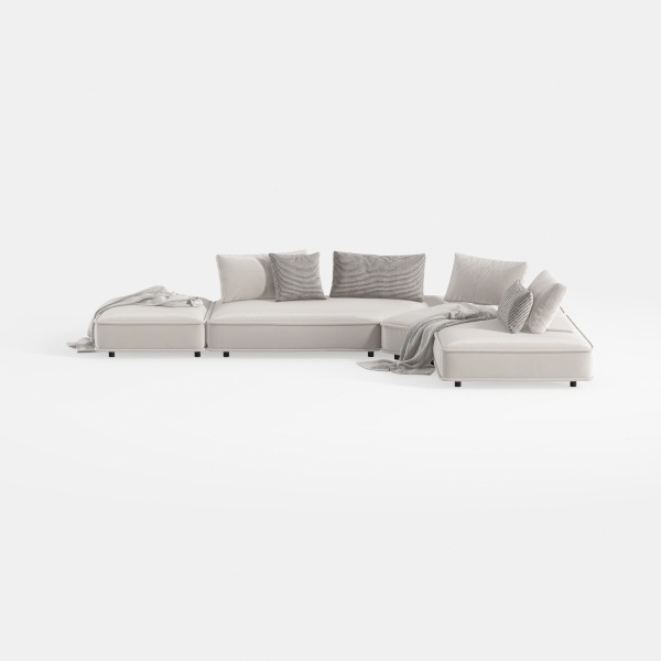 Sectional Sofa Couch,144&#39;&#39; Wide Reversible