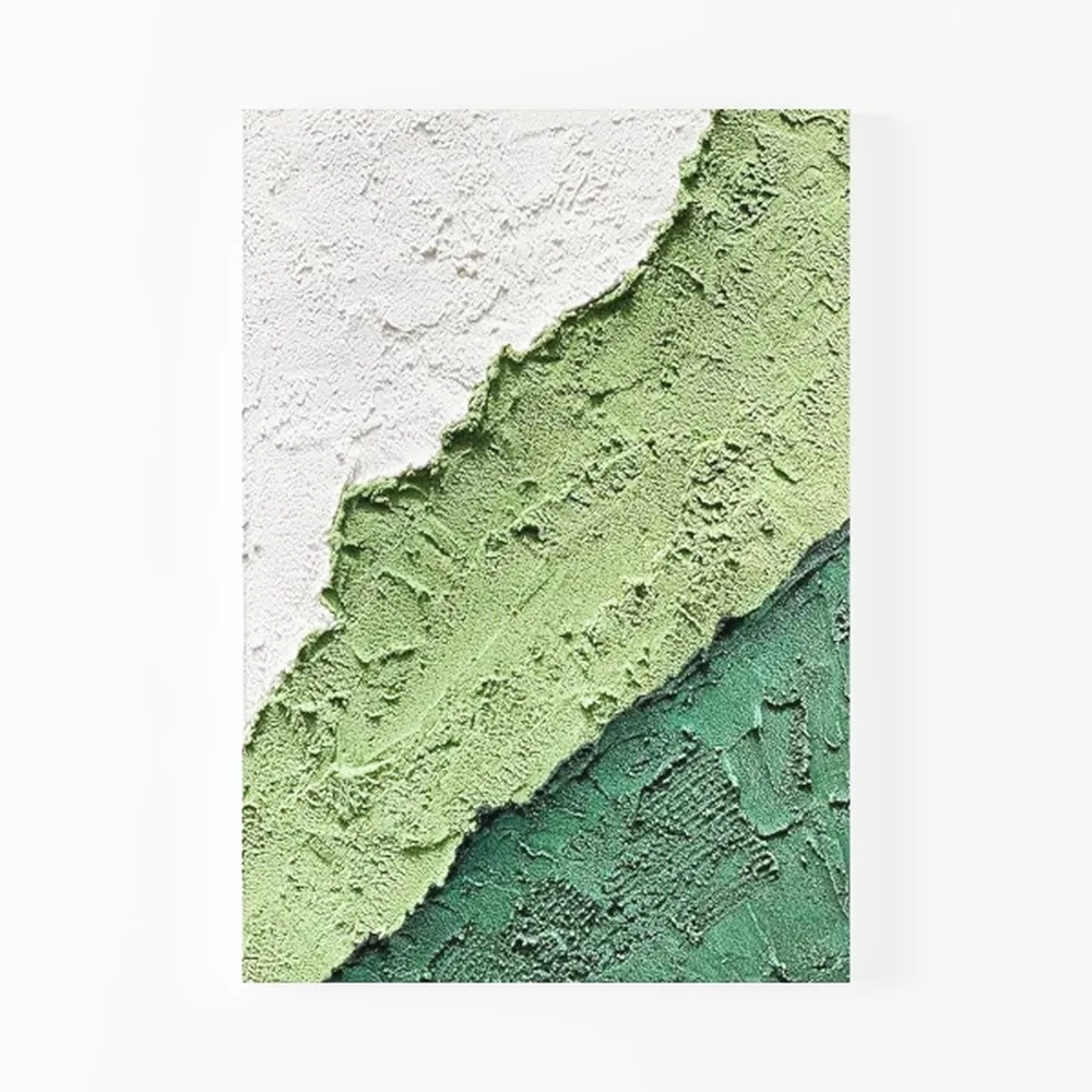 Canvas Print Wall Art Dark Coral with Sea Waves