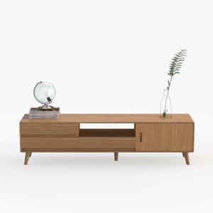 Walker Edison Arundo Fluted TV Stand for TVs up to