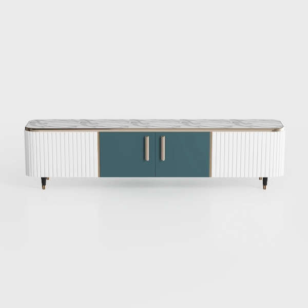 Fluted TV Stand for 60/65/70 Inch TV