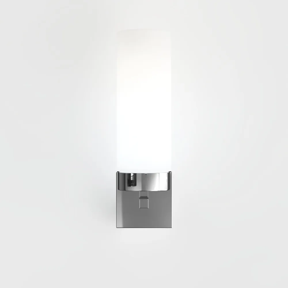 Emak Brushed Nickel Wall Sconces, 2 Light Bathroom