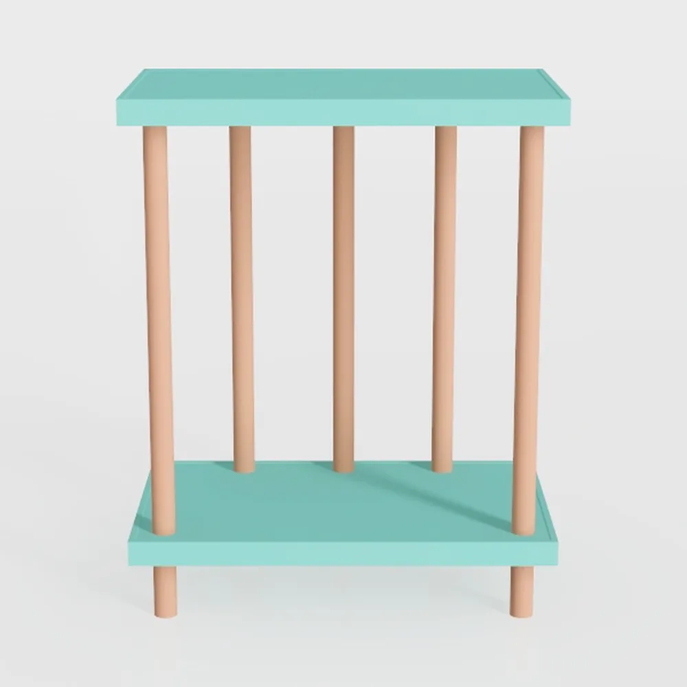 2-Tier Outdoor Side Table, 16" Adirondack Small