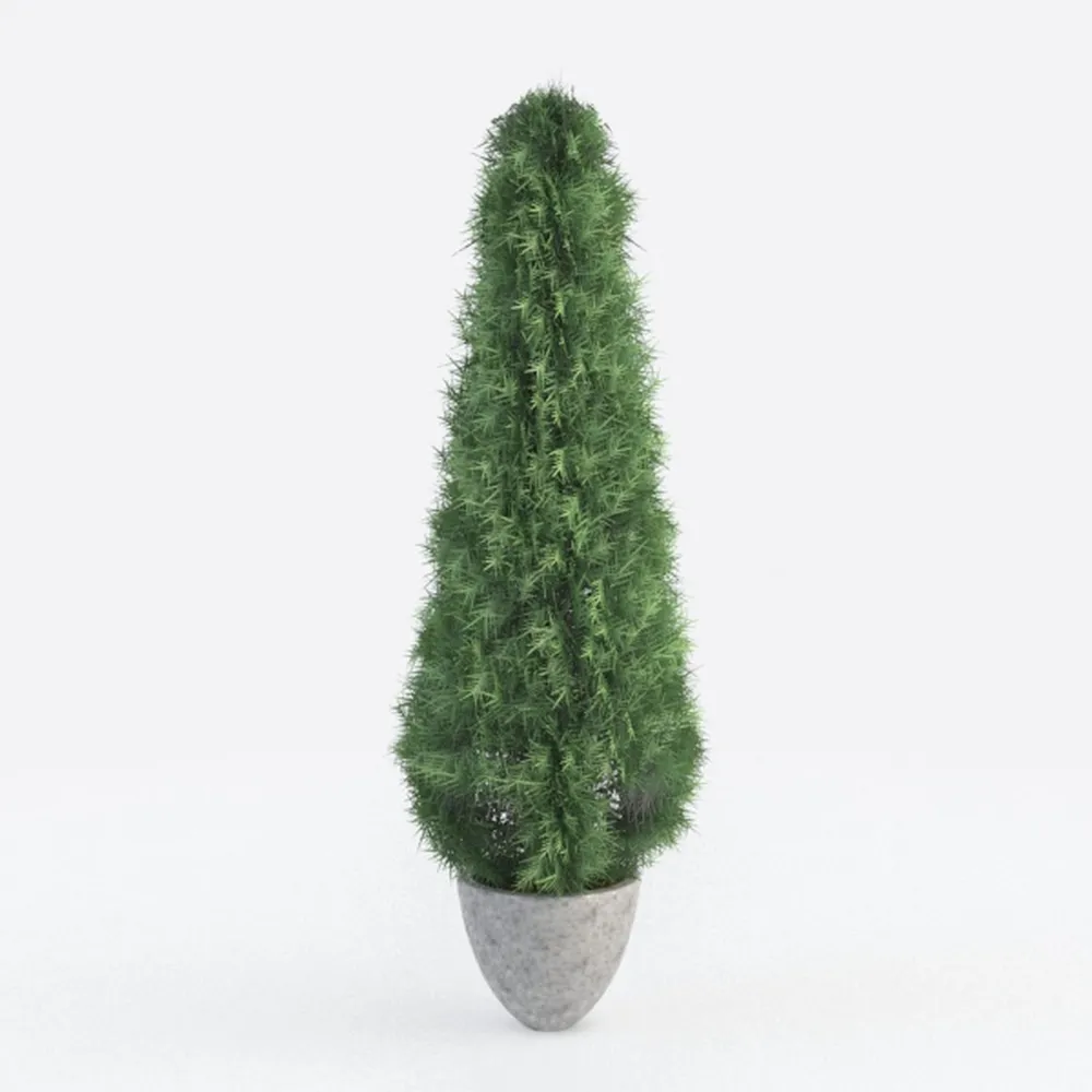 5 ft Artificial Cedar Topiary Trees, 2 Pack Uv