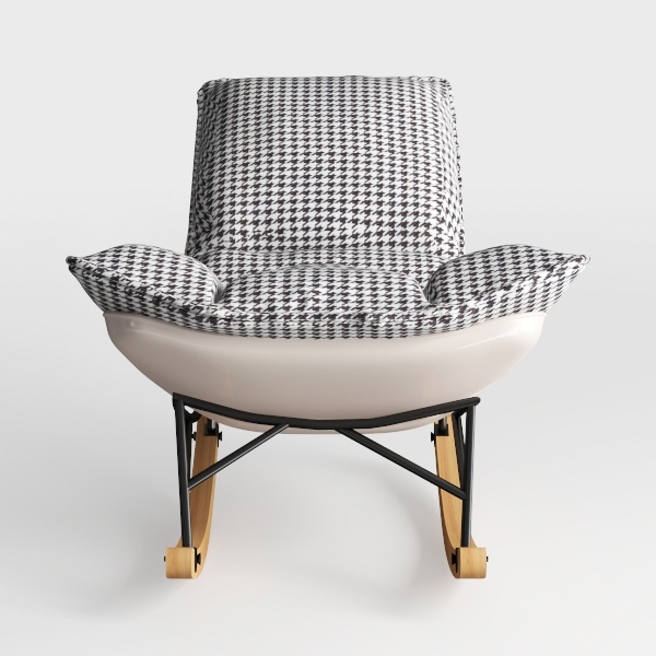 Premium Fabric Armchair Rocking Chairs, Lazy Loung