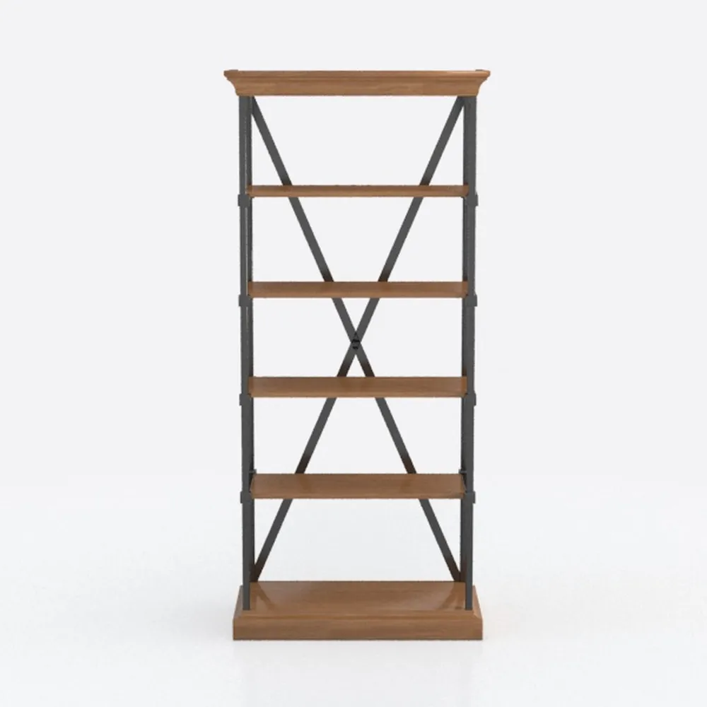 5 Tier Bookshelf with Storage Drawer, 81" Tall