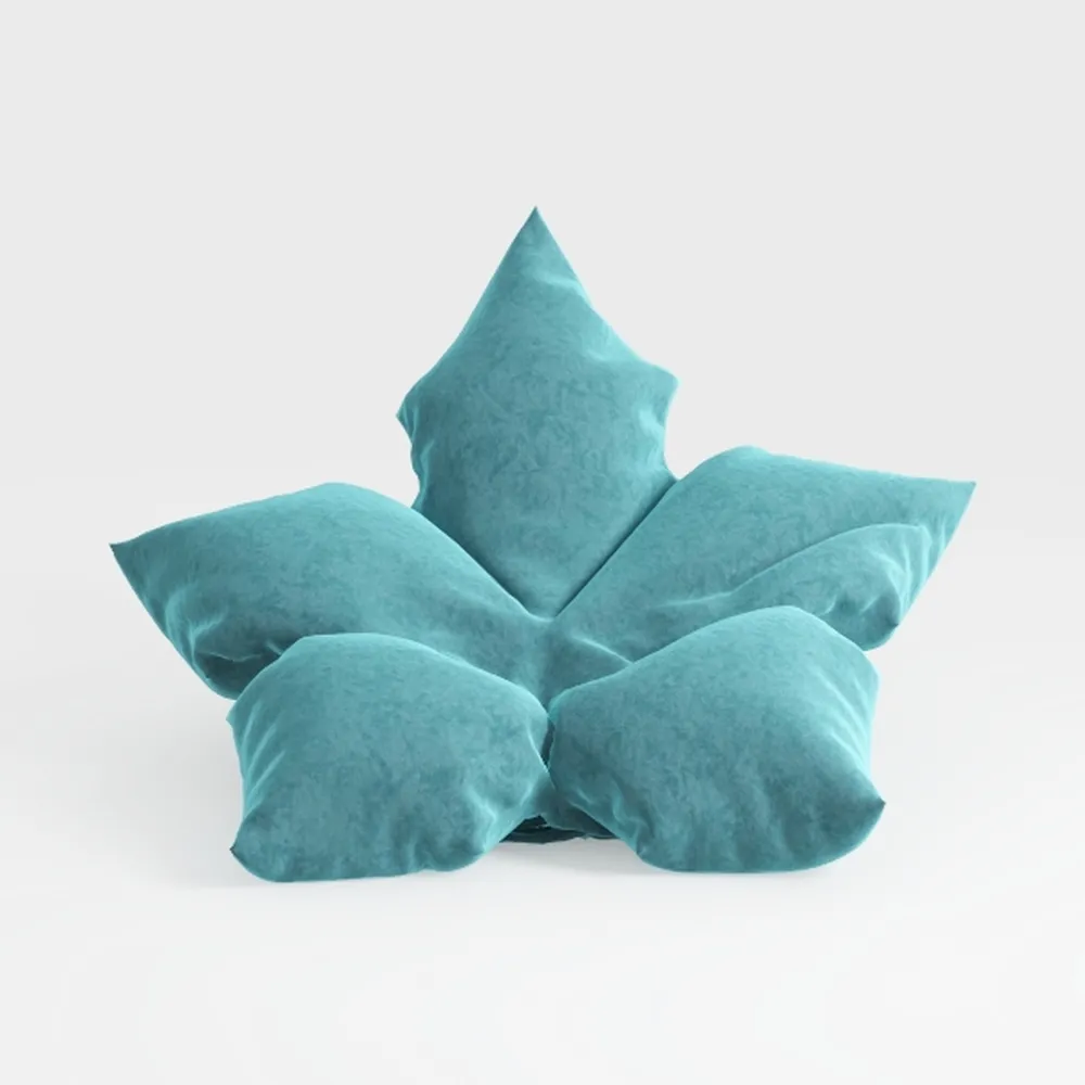 FANTASK Sedia da pavimento pieghevole con schienale regolabile, sedia da meditazione, cuscino tailandese, poltrona da pavimento imbottita, poltrona relax per yoga, tempo libero e meditazione (turchese