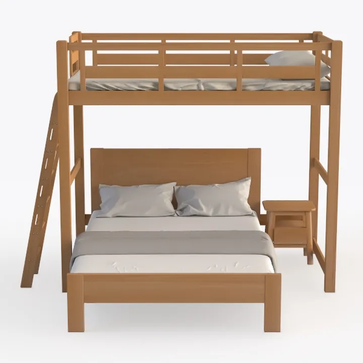 Pemberly Row Transitional Twin-Over-Twin Solid Woo