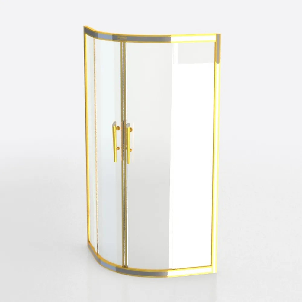 Sunrosa Corner Sliding Shower Enclosure 36" x 36"