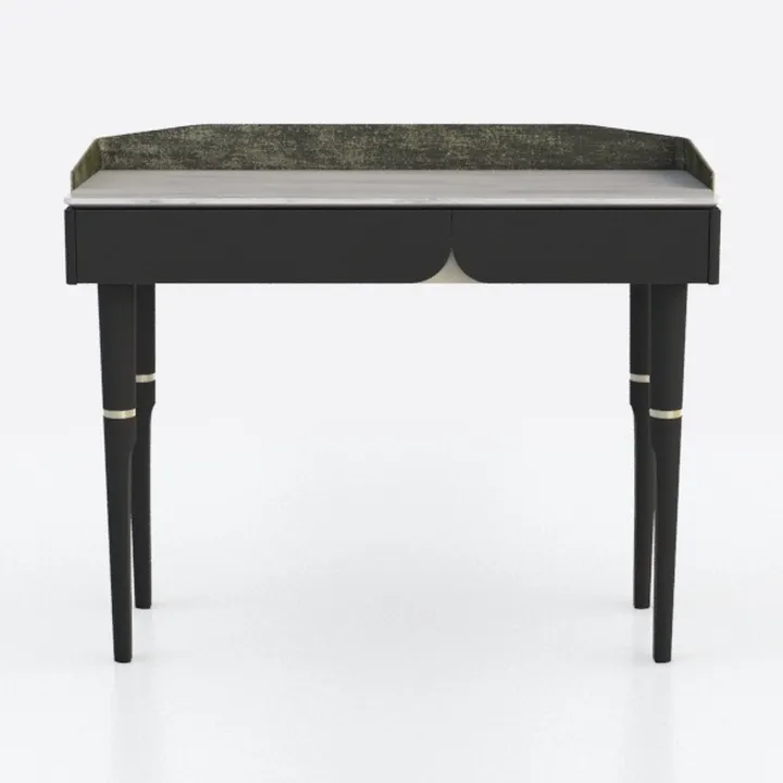 SAFAVIEH Couture Collection Black/Gold 2-Drawer Co