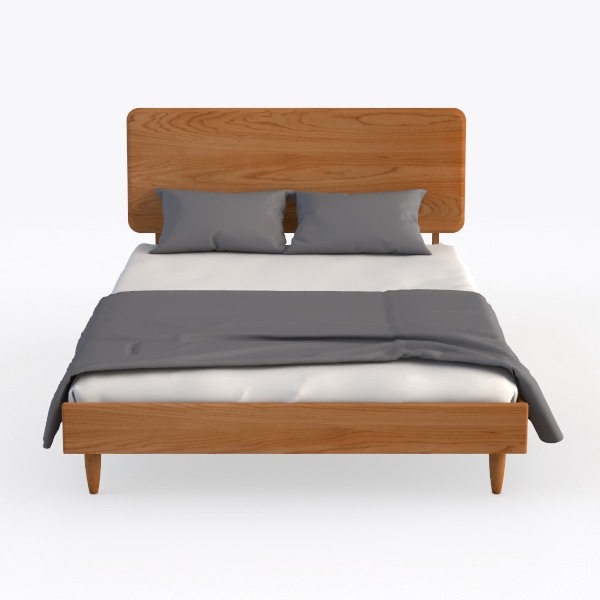 Baxton Studio Jaiana Tufted Platform Bed, Queen, G