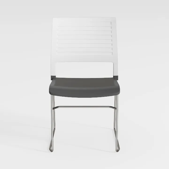 Folding Chairs 10 Pack,White Plastic Folding