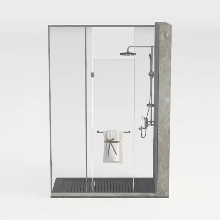 Sunrosa Tub Shower Door 56 1/8-60"×60", Double