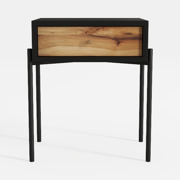 Vagusicc End Table Set of 2 with Charging Station