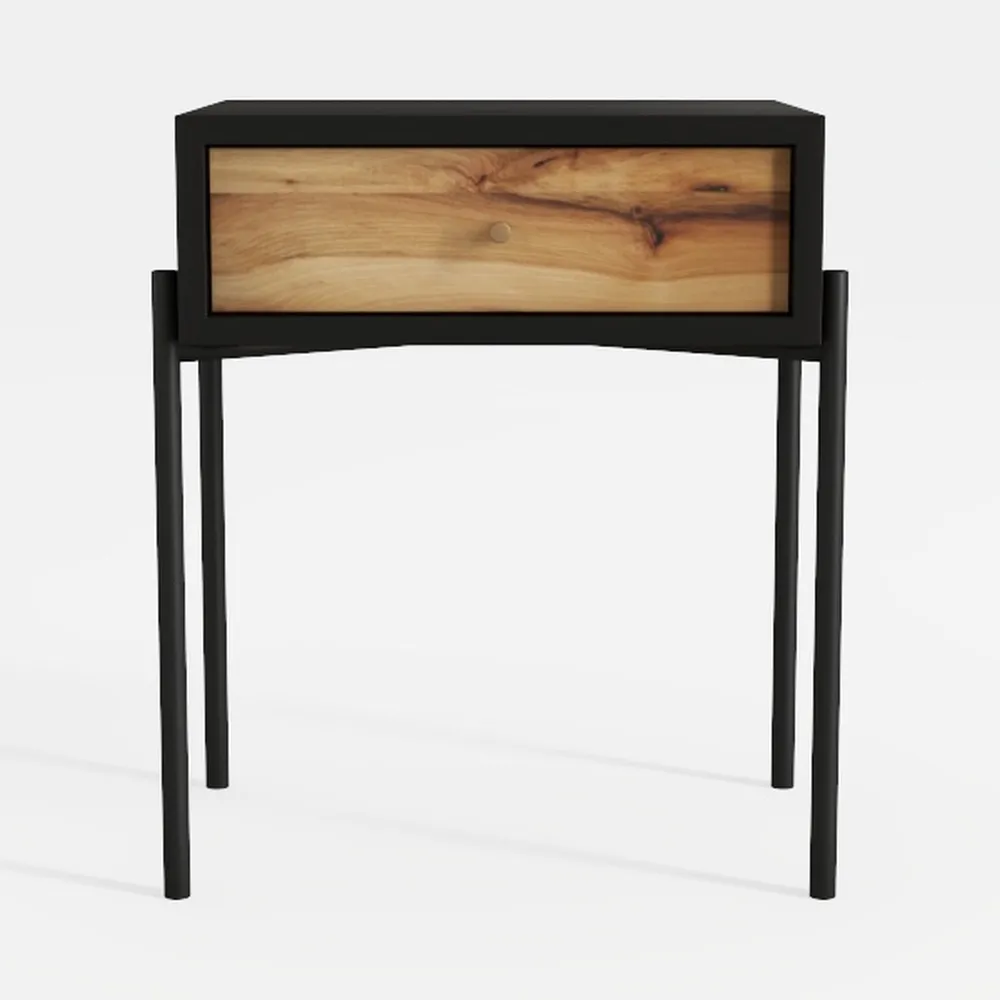 Vagusicc End Table Set of 2 with Charging Station