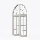 Arched Window_17 Left 45 Degree View
