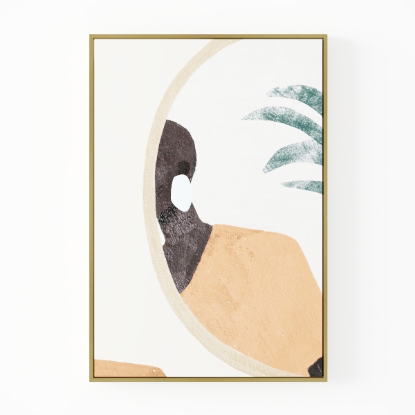 LURENCZH Tropical Beach Canvas Wall Art Seaside