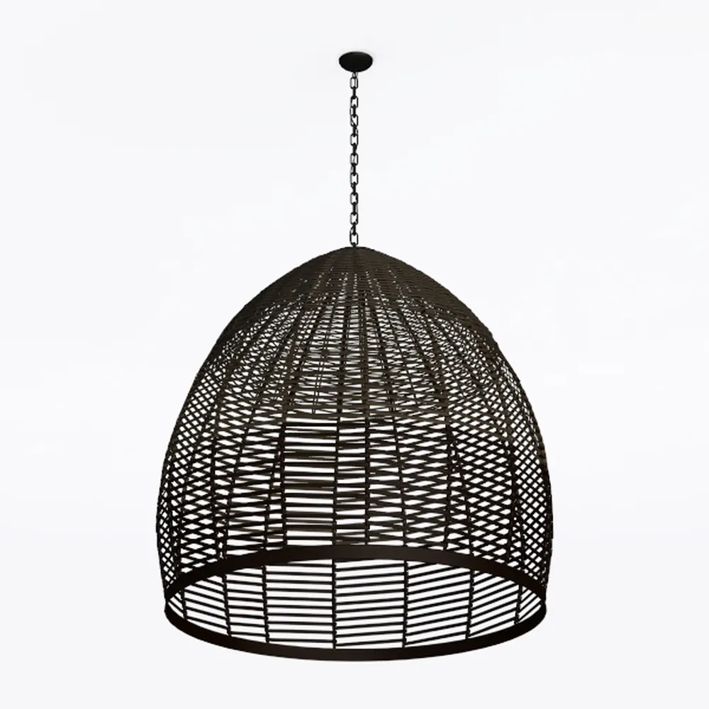 MY SWANKY HOME Cottage Chic Woven Black Rattan