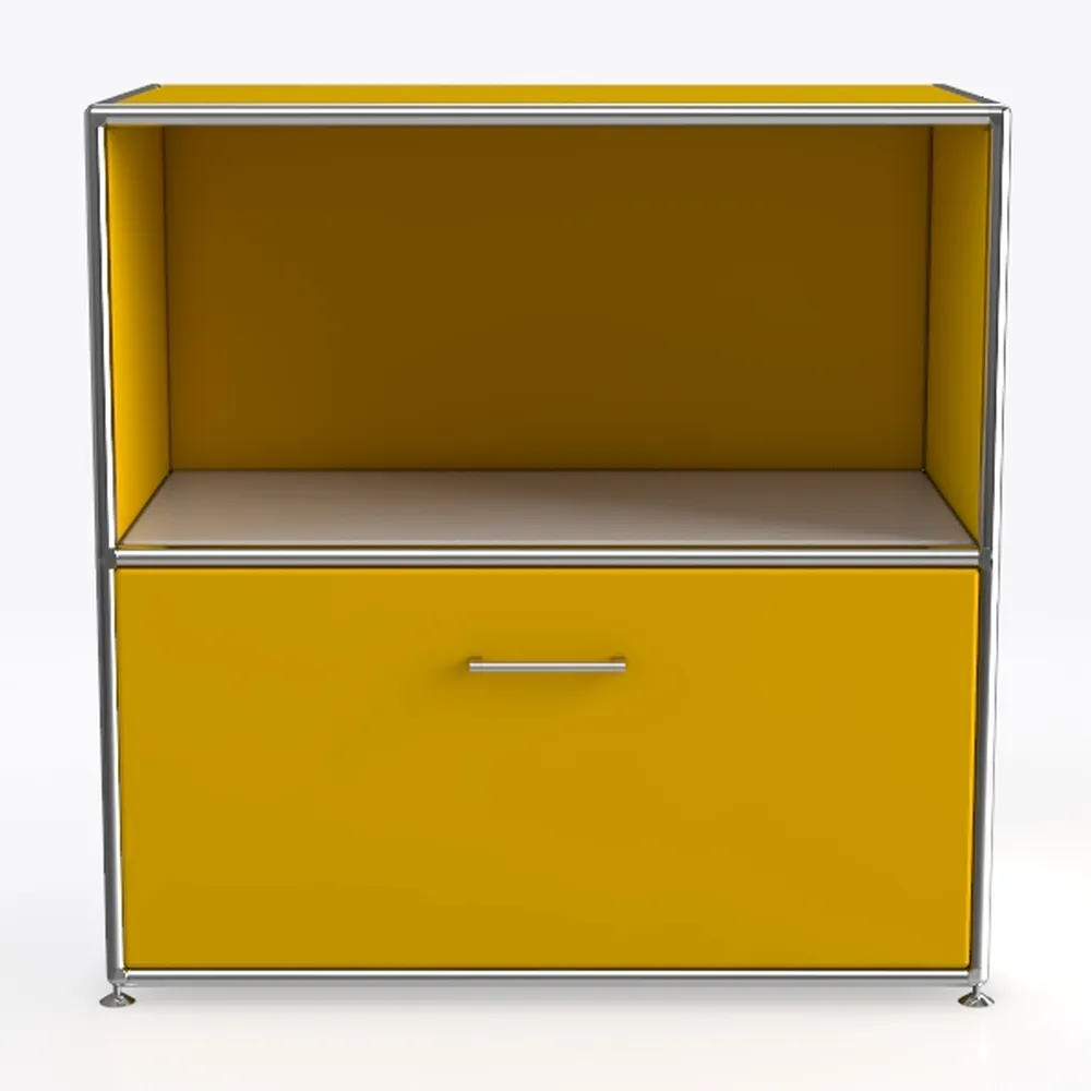 32.5-Inch Flip-Top Side Table & Buffet Cabinet