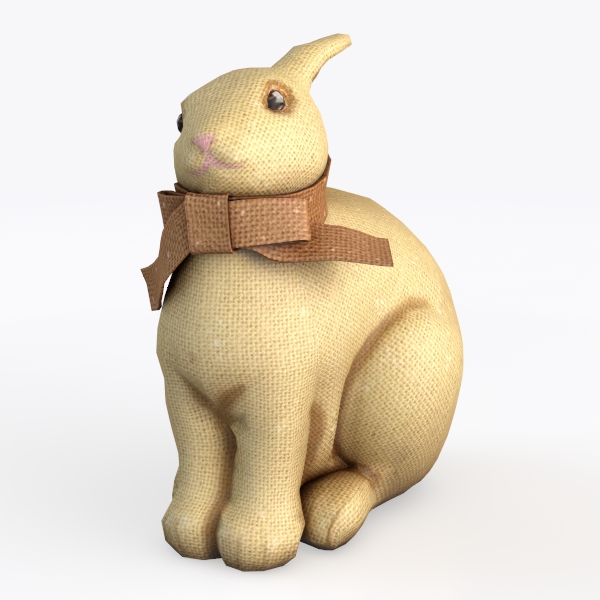 Sitting Bunny Statue