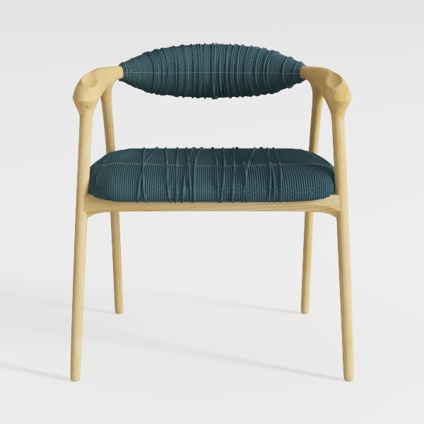 Dining Side Chair Set of 2, Stackable Outdoor