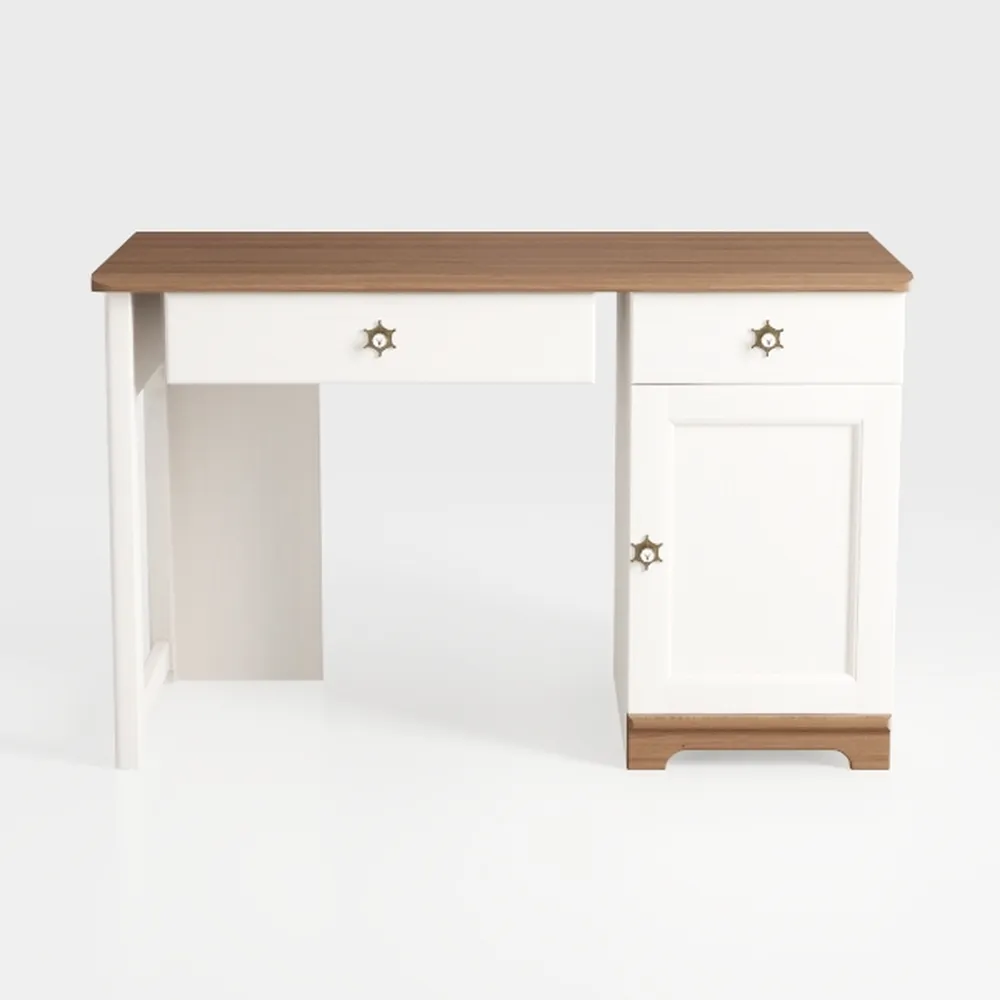 58" Executive Desk, Farmhouse Computer Desk with