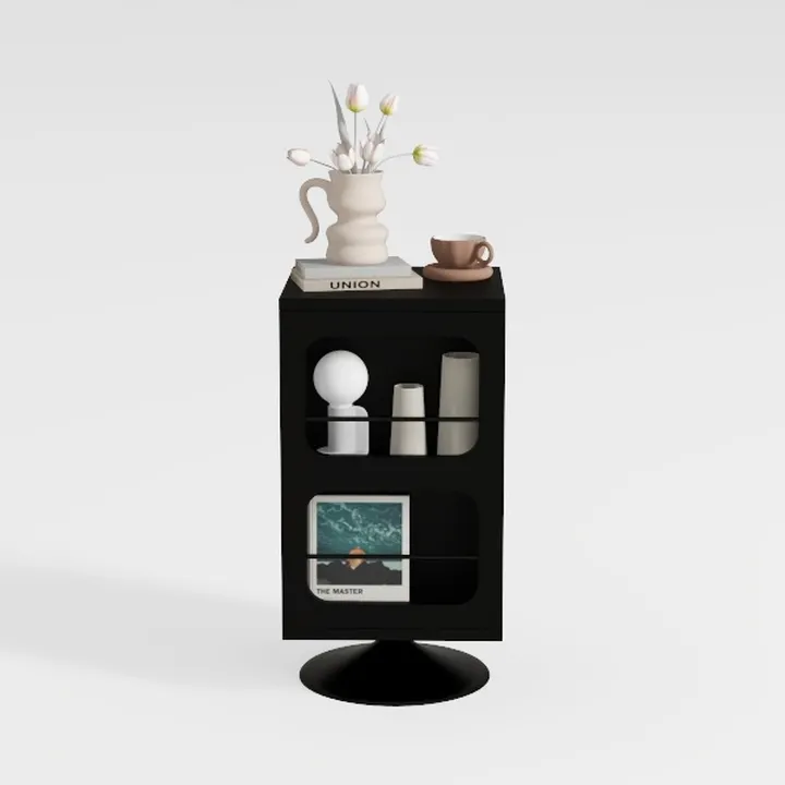 XIV Side Table, Round End Table, Modern Nightstand