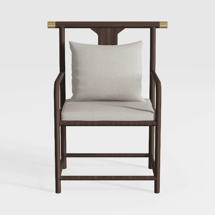 GOFLAME Wooden Dining Chairs Set of 4, Upholstered