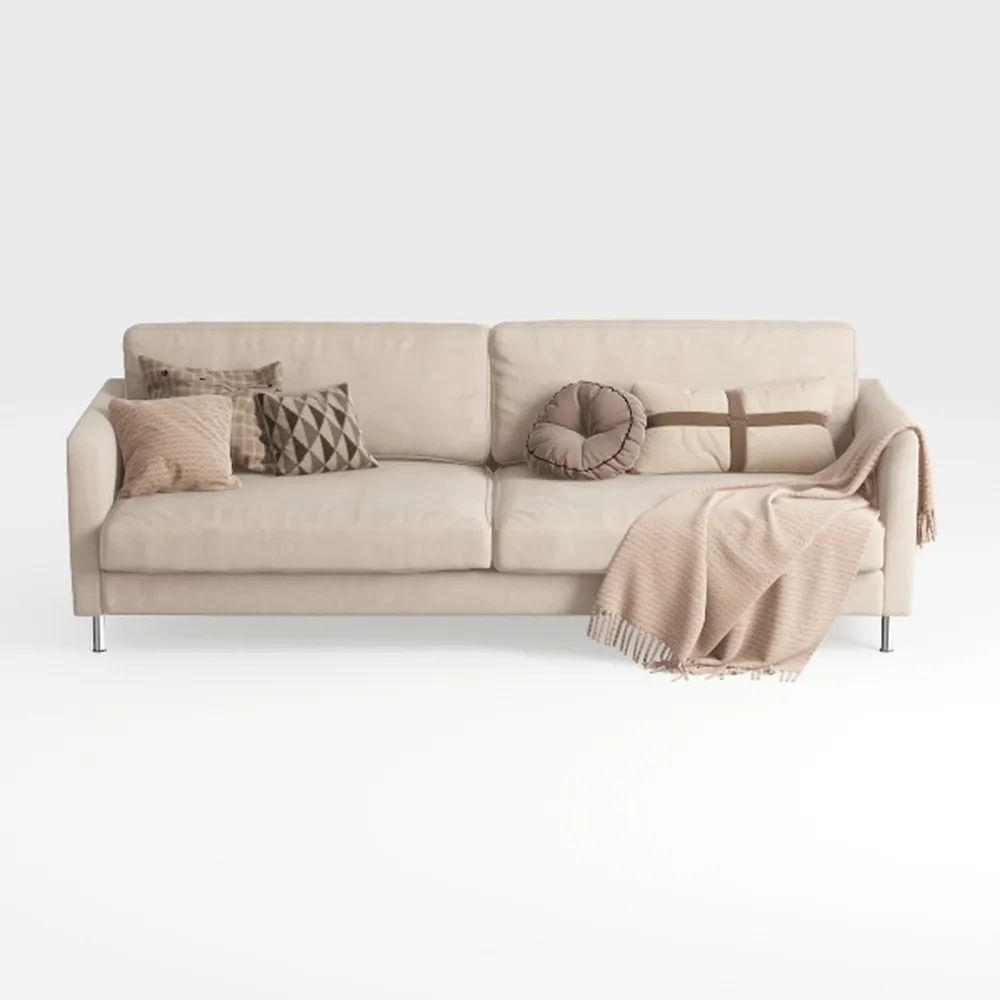 100" Chenille Cloud Couch -Sleeper Sofa with Adjus