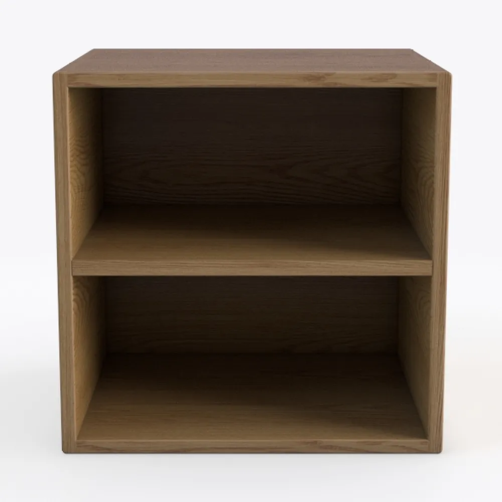 HON MOD Laminate Bookcase Walnut 2 Shelf 30" W