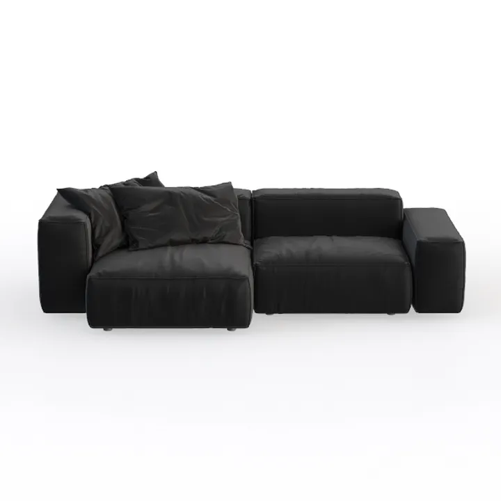 108" Modular Cloud Sectional Sofa, 17.8" Comfort