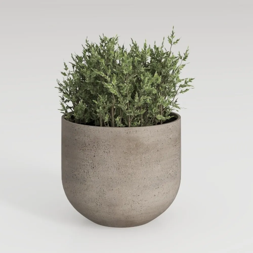 Vintiquewise Water Hyacinth Round Floor Planter 
