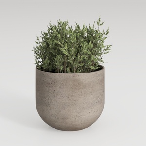 Vintiquewise Water Hyacinth Round Floor Planter 

