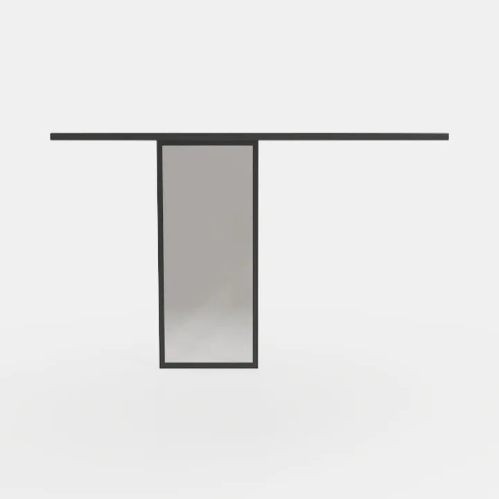 8FT/96'' Box Rail Sliding Barn Door Hardware Kit