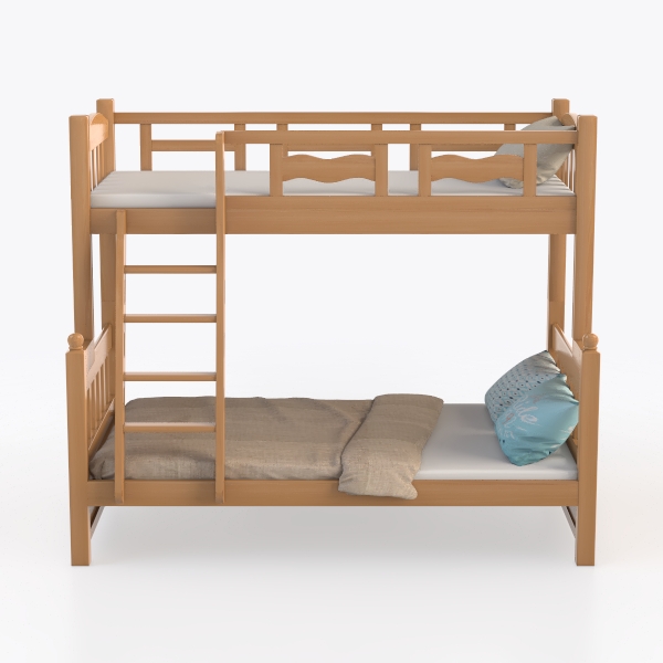 Pemberly Row Transitional Twin-Over-Twin Solid Woo