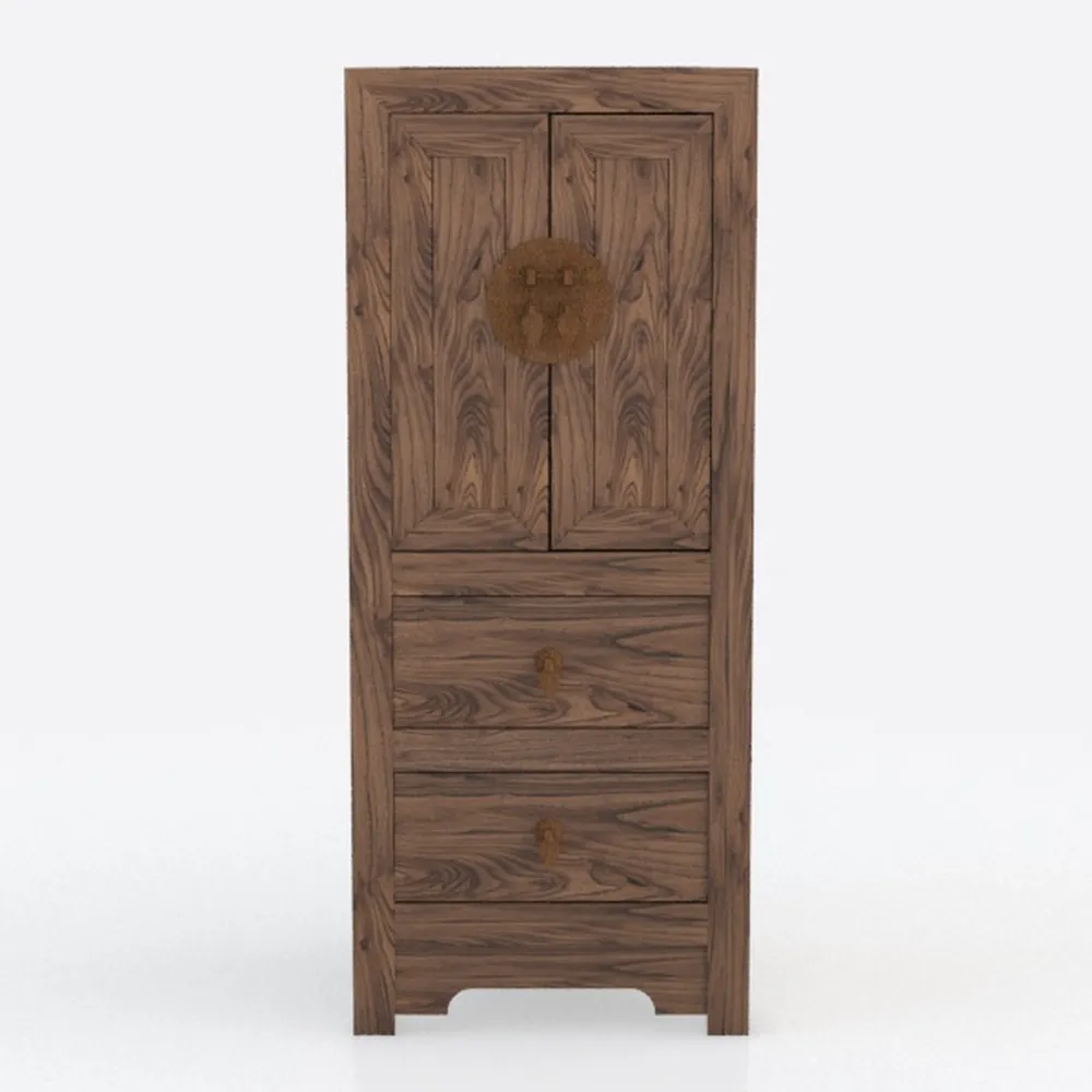 Farmhouse Kitchen Pantry Cabinet - 72" Tall Wood