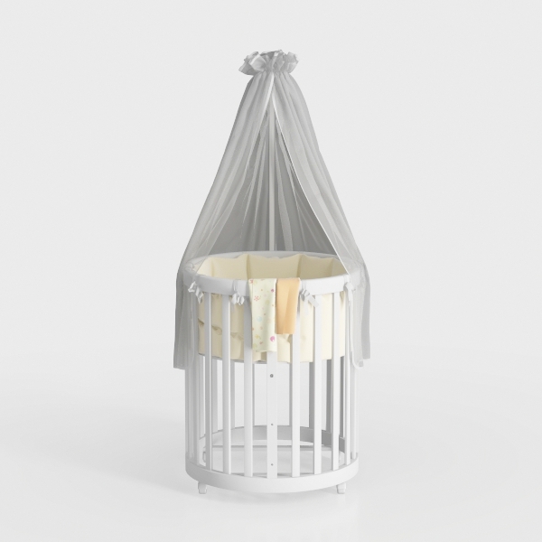 Cool Gray Karley Bassinet