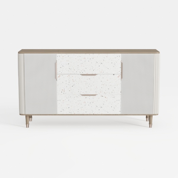 Metal Storage Cabinet,2 Door TV Stand, Metal Mesh