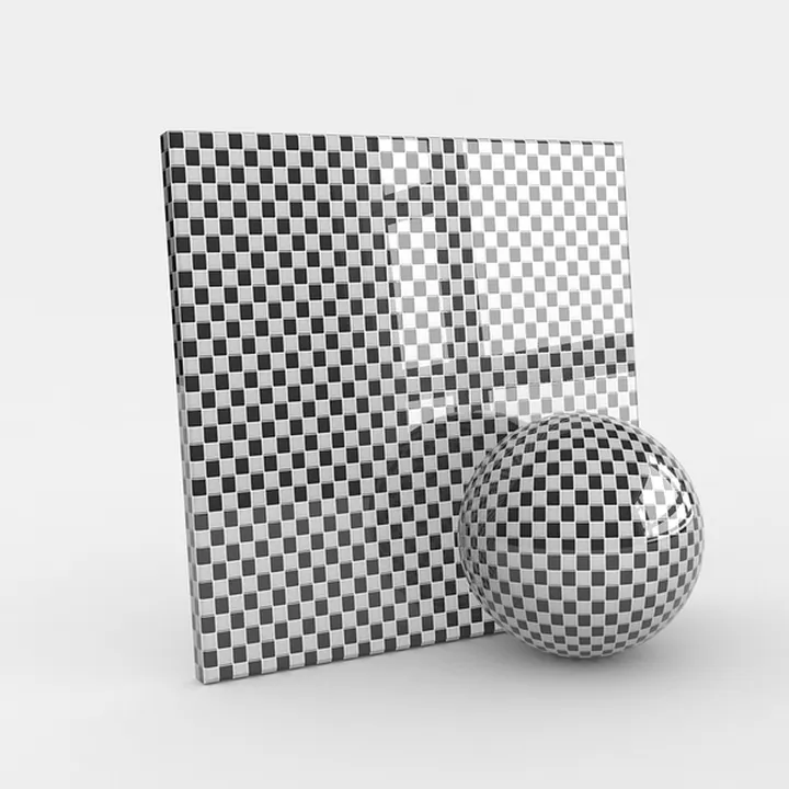 black-white check-Mosaic