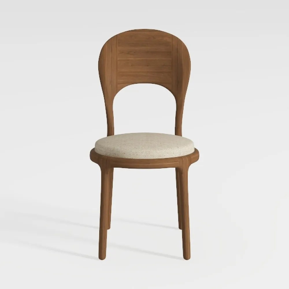 Handcrafted Haven Curved Back Dining Chair Set of