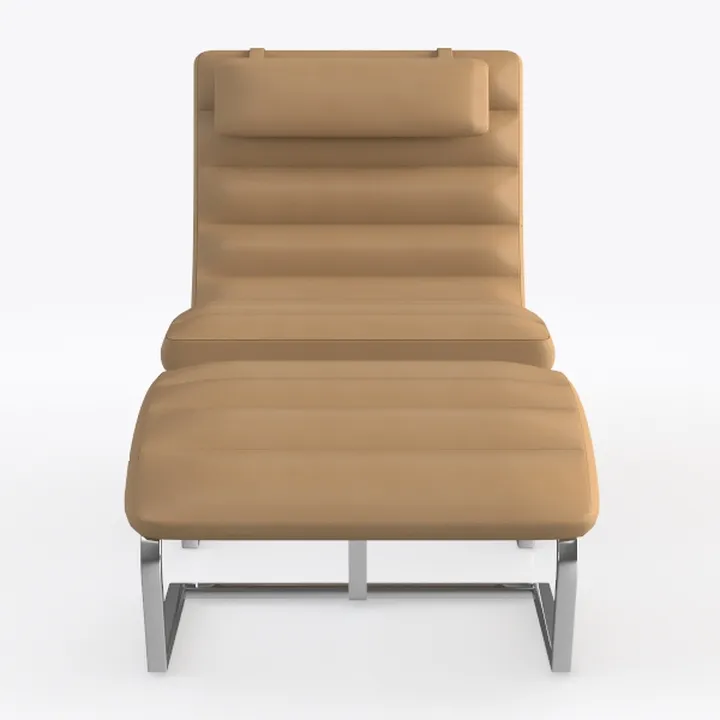 Modern Upholstered Leather Office Chair 180° Swive