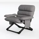 Oversized Double Portable Folding Director’s Left 45 Degree View