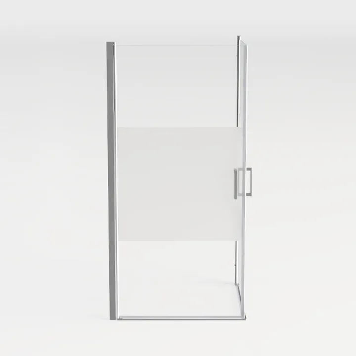 Sunrosa Frameless Glass Shower Panel 34"×76"