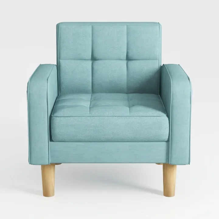 Velvet Accent Chair Modern Ergonomics Armchair