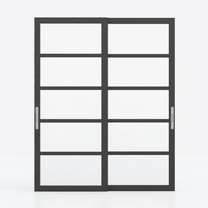 3D wooden door Y-6336 dyed ink gray