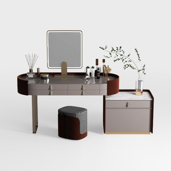 JCPQDWTD Tavolo da Trucco Bianco per Donne e Ragazze, da Parete con Specchio e Due cassetti, Tavolo da Trucco Galleggiante con Accessori per imballaggio, Dimensioni 95 cm, Ideale per Camera da Letto