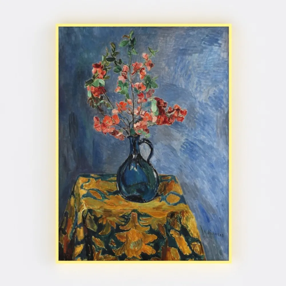 Wieco Art Vase with Gladioli and China Asters by Van Gogh
