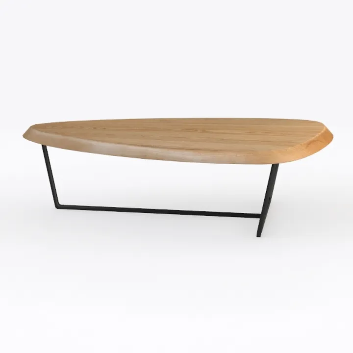 Oval Oak Wood 79 in. Double Pedestal Dining Table